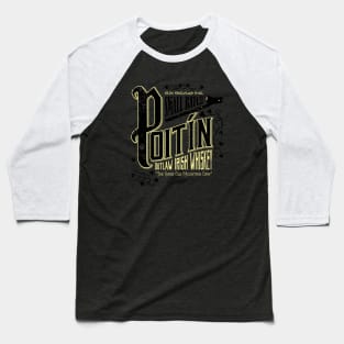 Poitín Outlaw Irish Whiskey Baseball T-Shirt